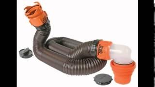 Camco 39761 RhinoFLEX 15' Sewer Hose Kit with Swivel Fitting