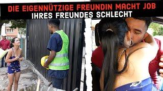 Die eigennützige Freundin macht ständig den Job ihres Freundes schlecht