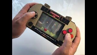 Red Ball . Cardboard game. Sony PSP .DIY