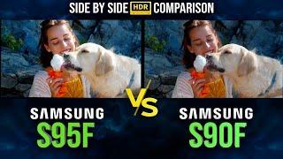 Samsung S95F vs S90F QD OLED | 2025 TV Comparison