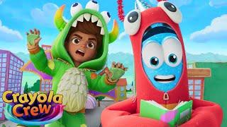 Halloween Movie with Funny Monsters! @CrayolaCrewOfficial | Fun & Adventurous Cartoons for Kids