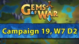 ️ Gems of War, Campaign 19 Week 7 Day 2 | Towards 180k PvP and Faction ️