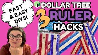 3 Creative Dollar Tree Ruler DIYs You Need to Try!