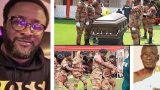 NATINA Shows Them Levels As Ghana F!re Service Takes Center Stage To Lift Opanin Diamono's Casket