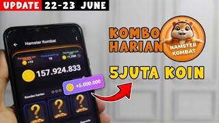 Combo Harian Hamster Kombat Hari ini 22-23 Juni | Daily Combo Hamster Kombat Today June 2024