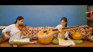 Rara Venu Gopabala | Veena and Violin | Duo | ft. IndusriSravya