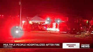 Fireball hospitalizes multiple people at Cape Coral home