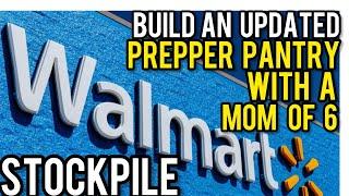 Prepper pantry Walmart haul! Budget stockpile