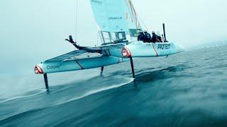 FPV with boats that FLY - SailGP x JohnnyFPV