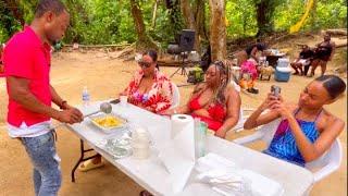 Fried Snapper Escoveitch Grilled BBQ Chicken Festival Natural Juice Jamaica Sunrise Tv River Cooking