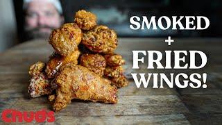 Smoked Fried Wings 4 Ways! | Chuds BBQ