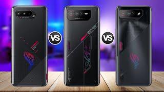 Asus ROG Phone 7 VS Asus ROG Phone 6 VS Asus ROG Phone 5