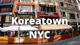 Koreatown NYC Virtual Tour -  Midtown West 32nd Street Korean Area