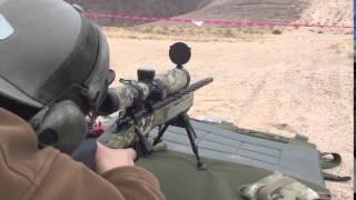 Confirming zero before the 2000 yard shoot out. Pre Shot Show 2016. 6.5x47 Lapua.