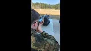 Firing the Swiss K11 Carbine