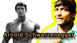 The most famous actor Arnold Schwarzenegger