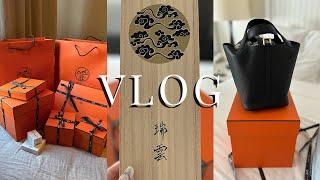  Silicon Valley vlog | Hermès Picotin 18 GHW Noir | Kelly belt gold combi  | Sausalito Trip