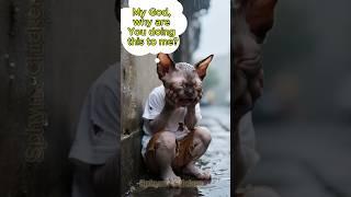Sphynx Cat Mocked for Not Having Ice Cream