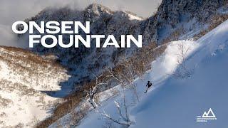 ONSEN FOUNTAIN: Eric Jackson and Shin Biyajima Snowboarding in Myoko, Japan