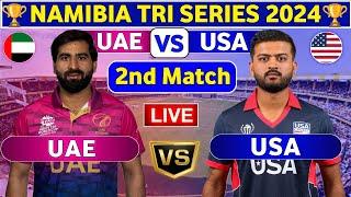 United Arab Emirates vs United States, 2nd T20 | UAE vs USA 2nd T20 Match Live Score & Commentary