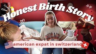 Expat Birth Story | Unmedicated Water Birth in Switzerland 