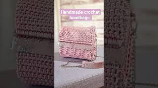 HANDMADE Crocheted handbag.  Unique Crochet bag.  #crochetbag #crochet #crochethandbag#handbags