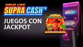 GOLDEN BOOK OF RA - JUEGO CON JACKPOT DE NOVO LINE SUPRA CASH