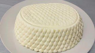 طرز تهیه بهترین پنیر برای صبحانه فقط با سه مواد لازم /How to make cheese with three ingredients