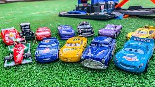 Disney Pixar Cars Lightning Mcqueen, Dinoco, Mater, Hudson, Axlerod, Finn, Frank, Guido, Mack, Shu