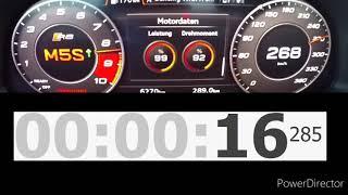 AUDI R8 COUPE V10 PERFORMANCE 620PS ACCELERATION 0-300 (0-200 IN 8,6 SECONDS WOW!!!!)