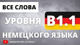 Немецкий В1-б1. Все слова уровня В1.1. Немецкий для продвинутых