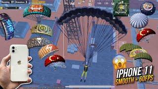 IPHONE 11 PUBG MOBILE BOOTCAMP GAMEPLAY 2024 | IPHONE 11 PUBG FPS TEST | IPHONE 11 BGMI TEST IN 2025