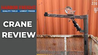 Harbor Freight Pittsburgh Pick Up Bed Crane 1000 Pound Capacity - Review