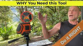 Building in Costa Rica - Do it Right with the DOVOH Laser Level 360 Self Leveling Tool