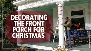 DECORATING THE OUTSIDE OF THE HOUSE FOR CHRISTMAS!