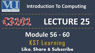 CS101 Module No 56 to 60 | CS101 Short Lectures