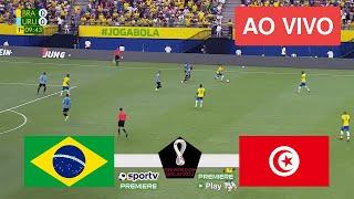 BRASIL X TUNÍSIA AO VIVO COM IMAGENS - JOGO DE HOJE - ASSISTA AGORA!