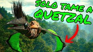 How To SOLO TAME a QUETZAL on Ark Survival Ascended! ASA Tips and Tricks