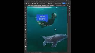 How to blend and merge two dissimilar layers in photoshop 2024