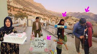 The beautiful dance of Zulikha and Hassan, a village couple at Aida's birthday party