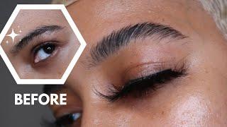 DIY BROW LAMINATION AT HOME| SOAP BROW TUTORIAL WITHOUT SOAP | HOW TO GET THICK BROWS | TAJ MAHALY