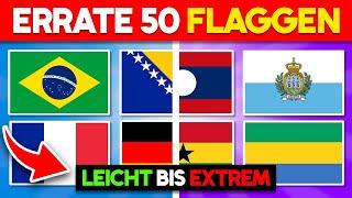 50 Flaggen erraten - Leicht bis Extrem!  | Flaggen Quiz