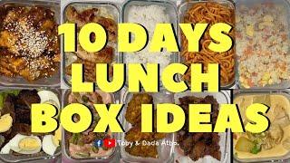 10 DAYS LUNCH BOX IDEAS | FILIPINO FOODS | OFFICE BAON