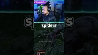 Mind the Spiders funny fail Mortal Online 2 | #shorts #mo2 #mortalonline2 #livefails #twitchfails