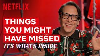 The Biggest Easter Eggs from It’s What’s Inside | Netflix