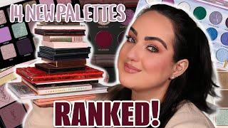 RANKING Every Palette I've Tried In 2025 (SO FAR) From WORST to BEST! *14 New Palettes Ranked*