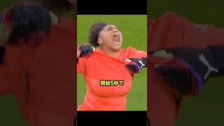 試合開始5秒で決まる電光石火ゴールがヤバすぎる!! #サッカー