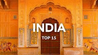 15 Best Places to Visit in India | 4K Video