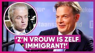 Pieter Omtzigt bespot Geert Wilders' asielbeleid