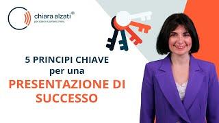 5 principi chiave per una presentazione di successo